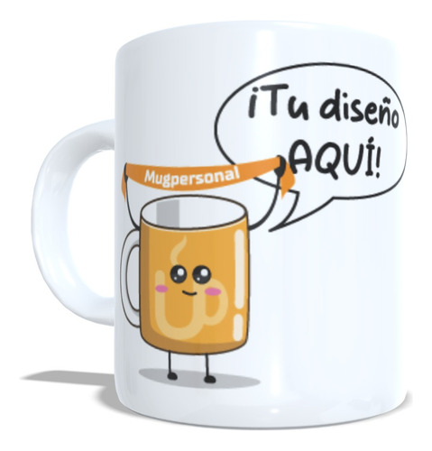 Pocillo Taza Mug Personalizado Con Tu Diseño Cerámica 11oz