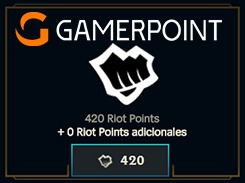 420 Riot Points Rp League Of Legends Las Lol