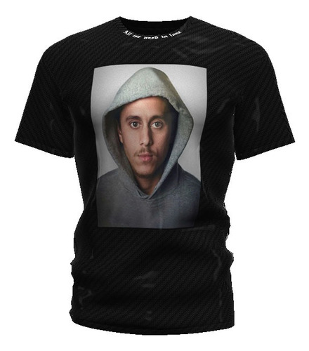 Remera Negra Canserbero 100% Algodón Varios Diseños S M L Xl