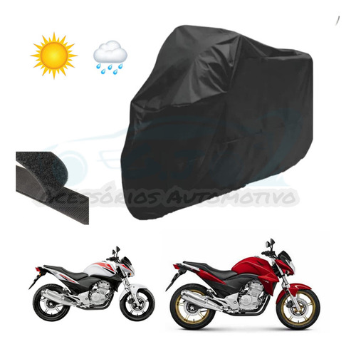 Capa/cobrir Moto Proteção Raios Uv Sol E Chuva Cb300