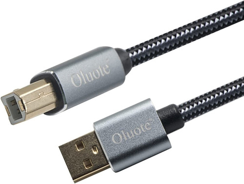 Oluote - Cable De Impresión Usb 2.0 Am-bm, Cable De Datos De