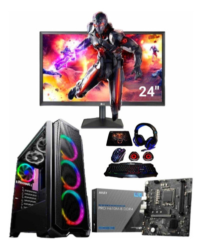 Computadora I5-12400+32gb+m2 500gb+monitor 24