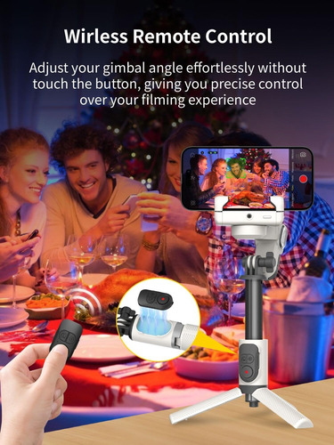 Gimbal Estabilizador 1 Ejes Aochuan Smart M1 Pro Con Luz