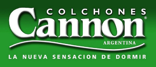 Colchón 2 1/2 plazas de espuma Cannon Espuma Princess blanco - 140cm x 190cm x 20cm