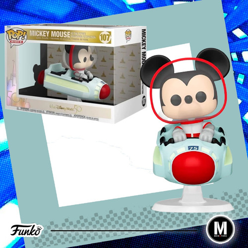 Funko Pop Mickey Mouse At The Space Mountain Attraction #107