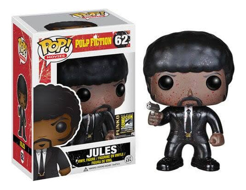 Funko Pop Jules Bloody #62 Pulp Fiction Sdcc 2014 1000 Pcs 