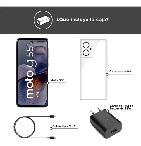 Motorola G55 5g 256 Gb Negro Negro