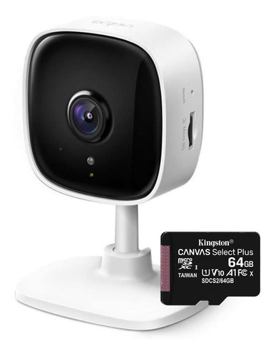 Imagen 1 de 3 de Camara Seguridad Ip Tplink Tapo C100 1080p + Microsd 64gb