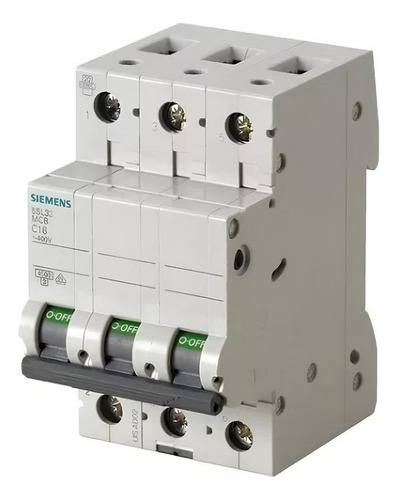 Llave Termica Tripolar Siemens 3x63 A 4,5ka