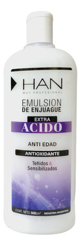 Han Enjuague Acondicionador Extra Acido Teñidos X 500 