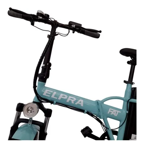 Bicicleta Eléctrica Elpra Fat Bateria De Litio 100% Plegable