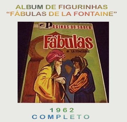 Álbum De Figurinhas Fábulas De La Fontaine 1962-cód..202