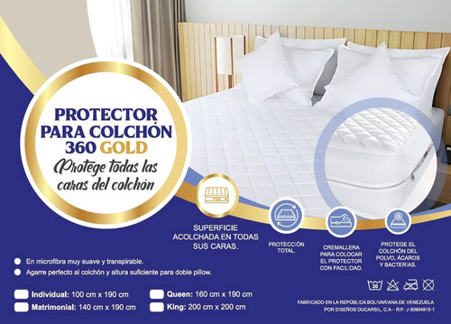 Protector Para Colchon 360 Gold King Cod.84