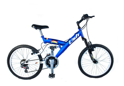 Bicicleta Mountain Bike R20 Ush Doble - Suspensión 18 Vel