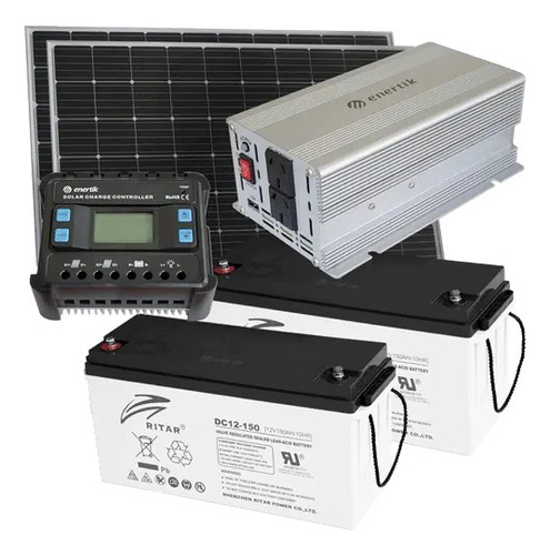 Kit Solar 600w Básico Off Grid Enertik