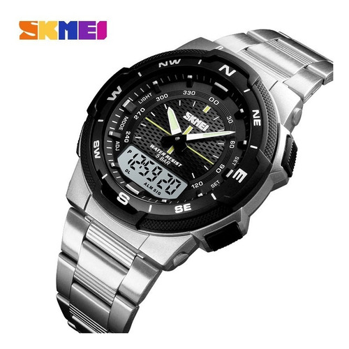 Skmei 1370? Moda Digital Sport Relógio Pulseira De Aço Multi