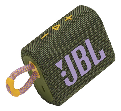 Altavoz Portátil Jbl Go 3 Bluetooth Resistente Al Agua Verde