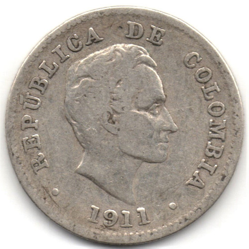 10 Centavos 1911 Plata