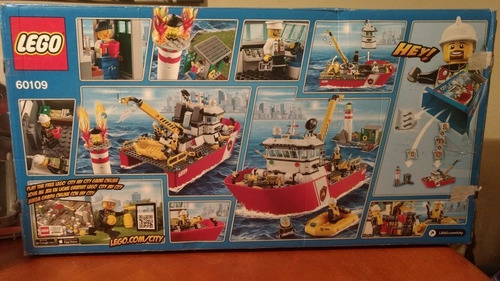 Lego City 60109 Barco De Bomberos Entregas