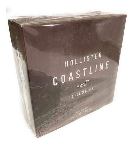 Colônia Hollister Coastline para homens, spray de 3,4 onças