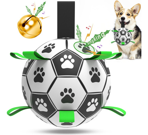 Balón De Fútbol Para Perros Qdan Con Campana En El Interior