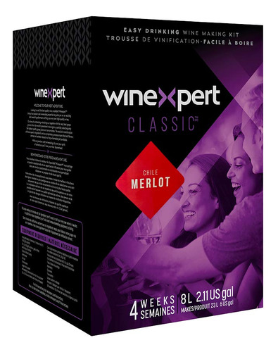 Kit Clasico De Ingredientes De Vino De Merlot Chileno