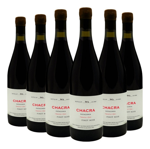 Vino Chacra 32 Pinot Noir Caja X 6 X 750ml --