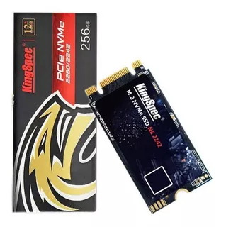 SSD HD interno Kingspec M2 M.2 Nvme 2242 PCIe Gen3 X2 de 256 GB