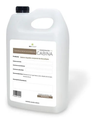 comprar Jabón Líquido Corporal Vegano Cicatrizante Eucalipto 1 Galón