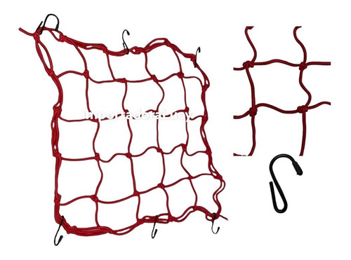 Pulpo Malla Elástica Amarre Moto Y Bicicleta  Equipaje 40x40