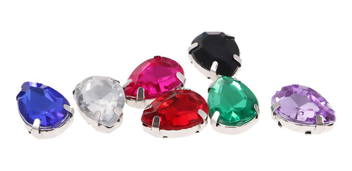 100 Piezas De Botones Rhinestone Multicolor Ropa Adornos Dis