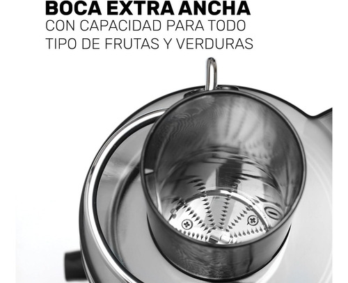 Extractor De Jugos 2vel. Acero Inox. Taurus Liquafruit 2000