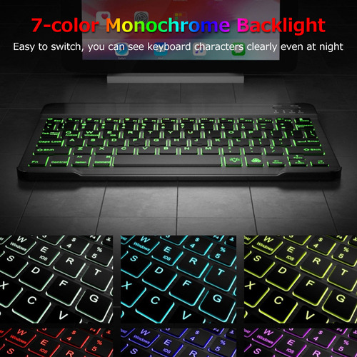 Teclado Inalámbrico Teclado Ultradelgado Teclado Monocromo .