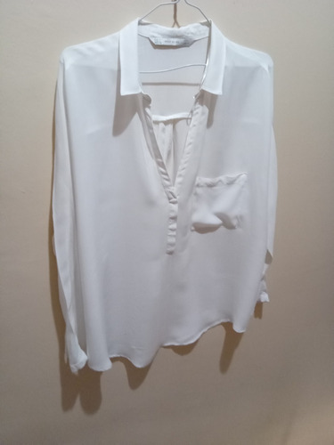 Blusa Mujer Zara, Impecable, Talle L.