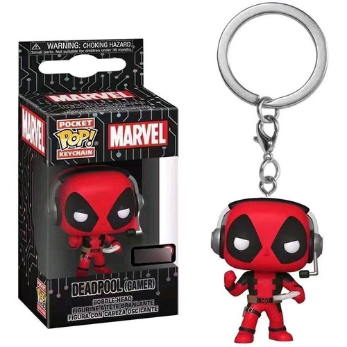 Llavero Funko Pop Deadpool Gamer Keychain 