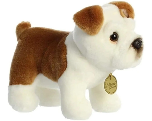 Peluche Aurora, Línea Miyoni, Perro Perrito Bulldog 2