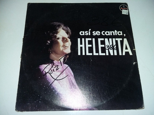 Lp Vinilo Disco Acetato Vinyl Helenita Vargas Asi Se Canta