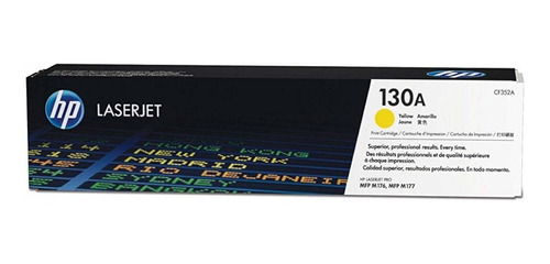 Toner Original Hp 130a Amarillo Cf352a Laserjet M176 M177