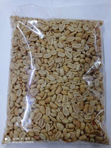 Cacahuate Tostado, 1 Kilogramo, Botana Sin Sal, Maní Tostado