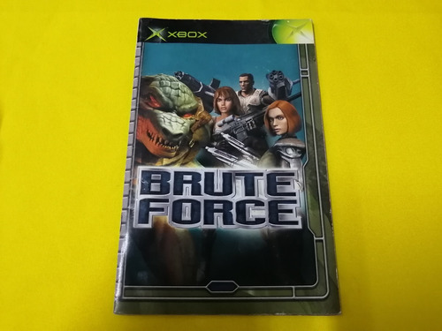 Manual Original Brute Force De Xbox Clasico *en Ingles*