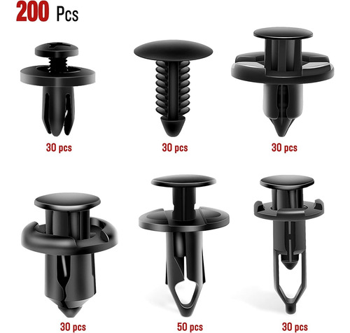 Set Clips Multiusos Coches Accesorios Tornillos Repuestos