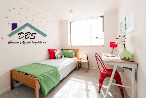 Dbs Propiedades Arrienda Depto Semi Amoblado 2d/1b $495.000