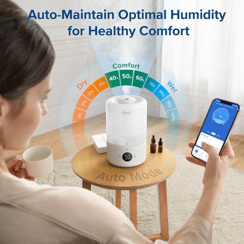 Humidificador Inteligente Con Sensor Y Control De Voz 4l