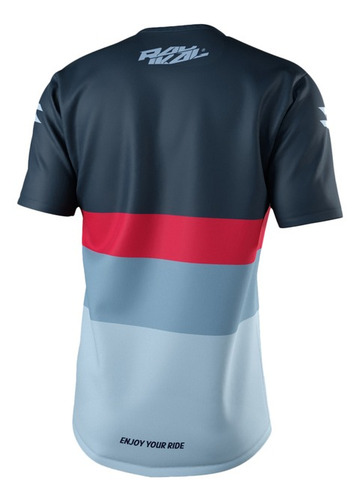 Imagen 2 de 4 de Jersey / Remera Spring Azul Mtb - Enduro Y Trail Manga Corta