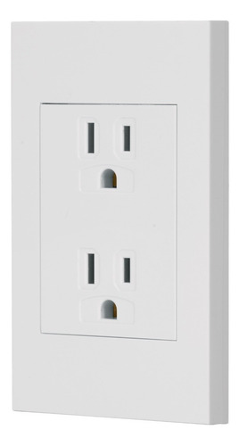 Placa Con Contacto Duplex Armada Blanca 3 Modulos Volteck Es