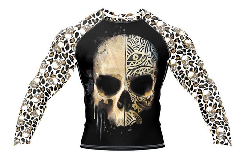 Doxe Jersey Playera Slim Fit Animal Print De Calavera 