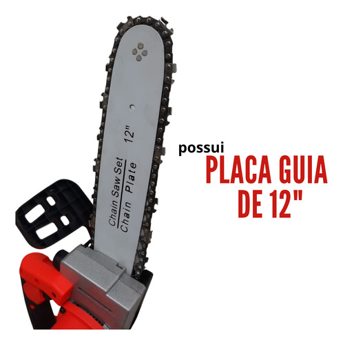Motosserra A Bateria Importway 18v Guia De 12 Com Maleta
