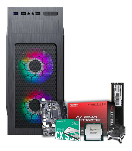 Computador I5 6500 Ram 16gb Ddr4 Disco 240gb Ssd Case Gaming