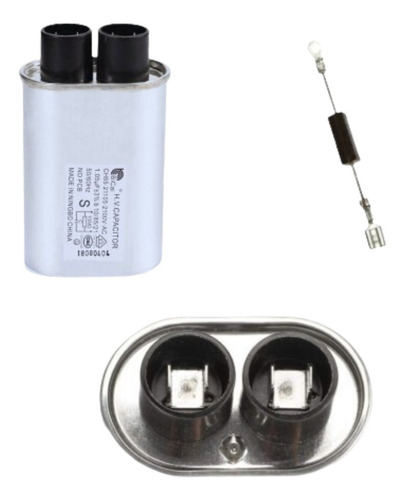 Capacitor Microondas 0.94 Uf 2100v Con Fusible 5000v 800ma
