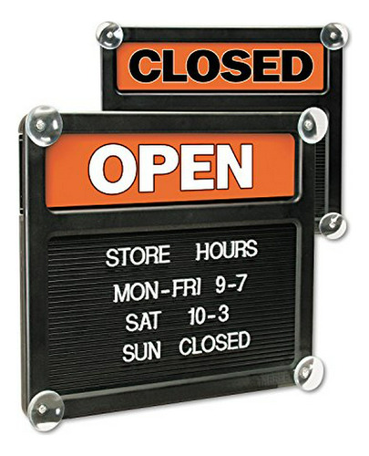 Headline Sign 3727 Double-sided Open/closed Sign W/plastic P